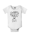 Warm Hugs Baby Romper Bodysuit-Baby Romper-TooLoud-White-06-Months-Davson Sales