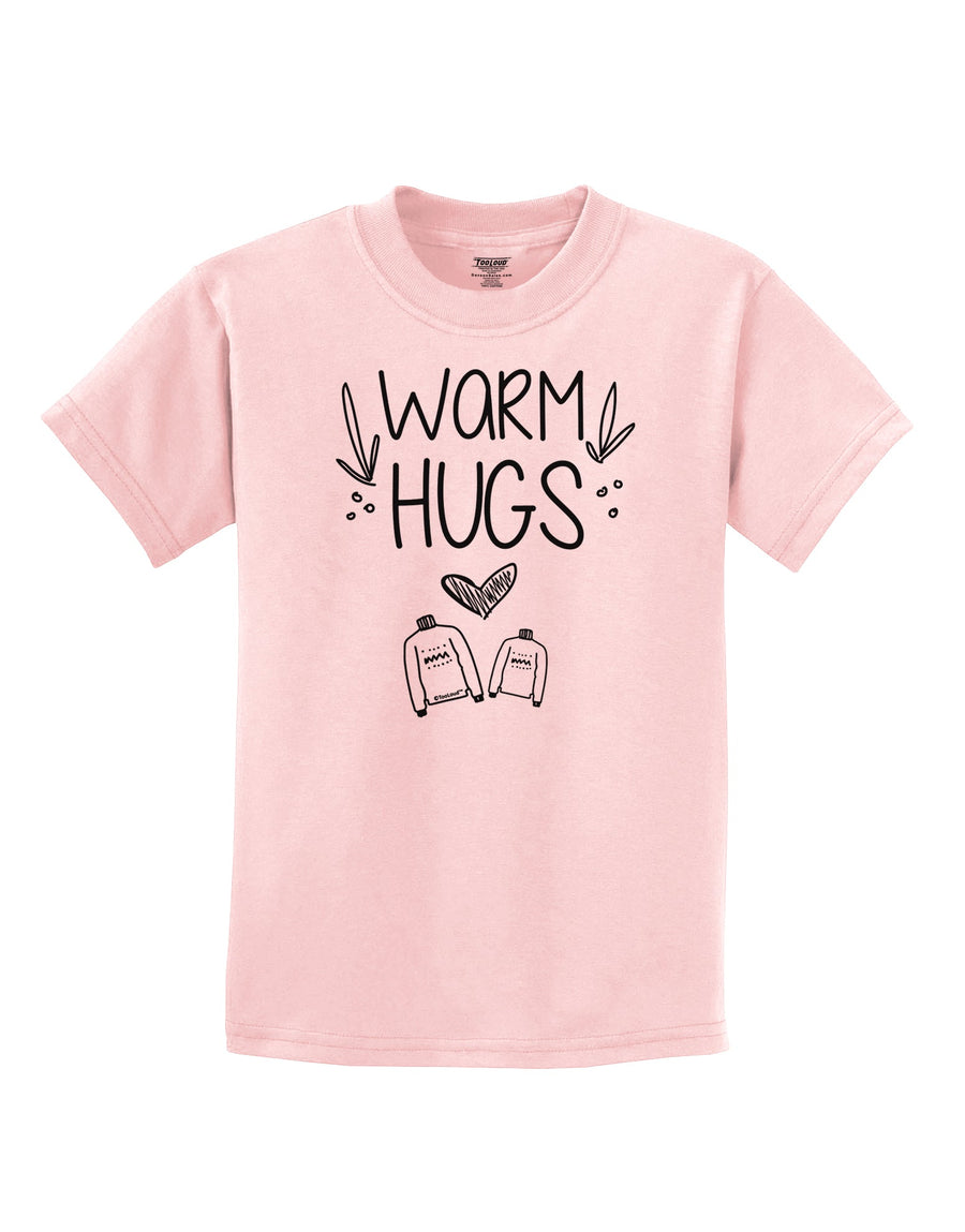Warm Hugs Childrens T-Shirt White XL Tooloud