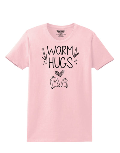 Warm Hugs Womens T-Shirt Pale Pink 4XL Tooloud