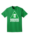 Warning May Contain Alcohol Adult Dark T-Shirt by TooLoud-Mens T-Shirt-TooLoud-Kelly-Green-Small-Davson Sales