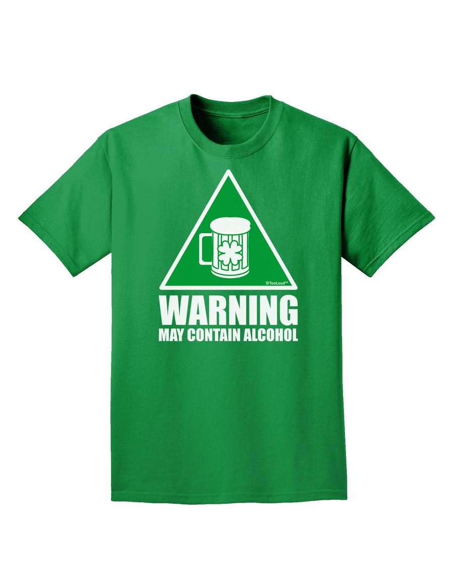 Warning May Contain Alcohol Adult Dark T-Shirt by TooLoud-Mens T-Shirt-TooLoud-Purple-Small-Davson Sales