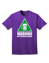 Warning May Contain Alcohol Adult Dark T-Shirt by TooLoud-Mens T-Shirt-TooLoud-Purple-Small-Davson Sales