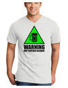 Warning May Contain Alcohol Adult V-Neck T-shirt by TooLoud-Mens V-Neck T-Shirt-TooLoud-White-Small-Davson Sales