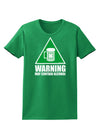 Warning May Contain Alcohol Womens Dark T-Shirt by TooLoud-Womens T-Shirt-TooLoud-Kelly-Green-X-Small-Davson Sales