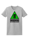 Warning May Contain Alcohol Womens T-Shirt by TooLoud-Womens T-Shirt-TooLoud-AshGray-X-Small-Davson Sales