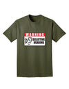 Warning Selective Hearing Funny Adult Dark T-Shirt by TooLoud-Mens T-Shirt-TooLoud-Military-Green-Small-Davson Sales