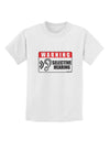 Warning Selective Hearing Funny Childrens T-Shirt by TooLoud-TooLoud-White-X-Small-Davson Sales