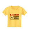 Warning Selective Hearing Funny Toddler T-Shirt by TooLoud-Toddler T-Shirt-TooLoud-Yellow-2T-Davson Sales