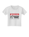 Warning Selective Hearing Funny Toddler T-Shirt by TooLoud-Toddler T-Shirt-TooLoud-White-2T-Davson Sales