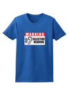 Warning Selective Hearing Funny Womens Dark T-Shirt by TooLoud-TooLoud-Royal-Blue-X-Small-Davson Sales