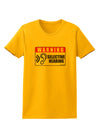 Warning Selective Hearing Funny Womens T-Shirt by TooLoud-TooLoud-Gold-X-Small-Davson Sales