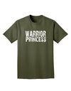 Warrior Princess Black and White Adult Dark T-Shirt-Mens T-Shirt-TooLoud-Military-Green-Small-Davson Sales