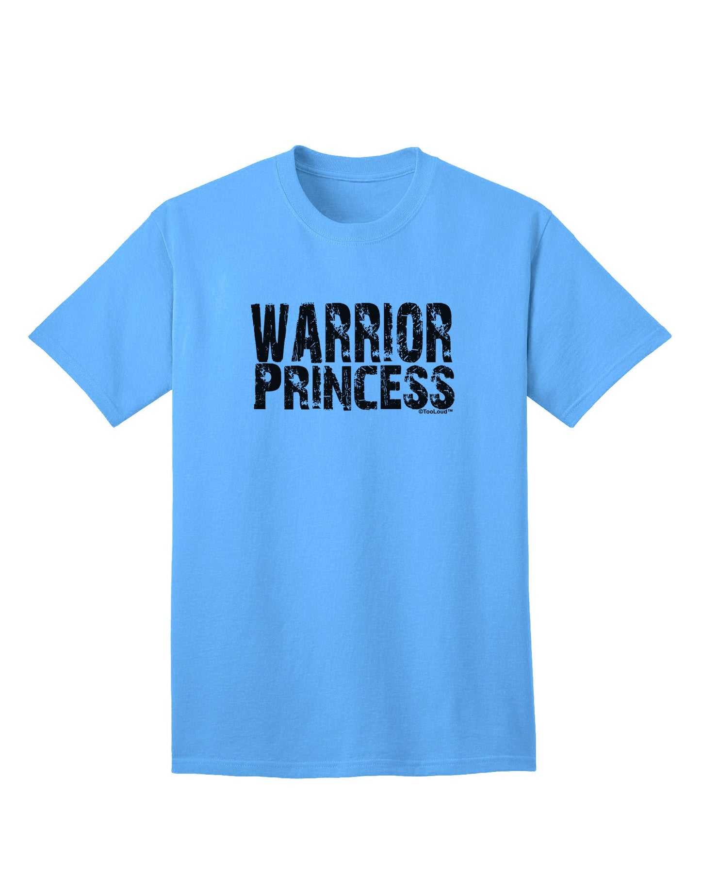 Warrior Princess Black and White Adult T-Shirt-Mens T-Shirt-TooLoud-Aquatic-Blue-Small-Davson Sales