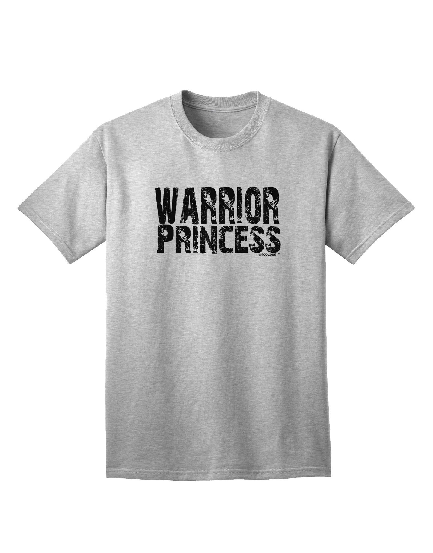 Warrior Princess Black and White Adult T-Shirt-Mens T-Shirt-TooLoud-AshGray-Small-Davson Sales