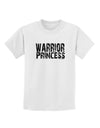 Warrior Princess Black and White Childrens T-Shirt-Childrens T-Shirt-TooLoud-White-X-Small-Davson Sales