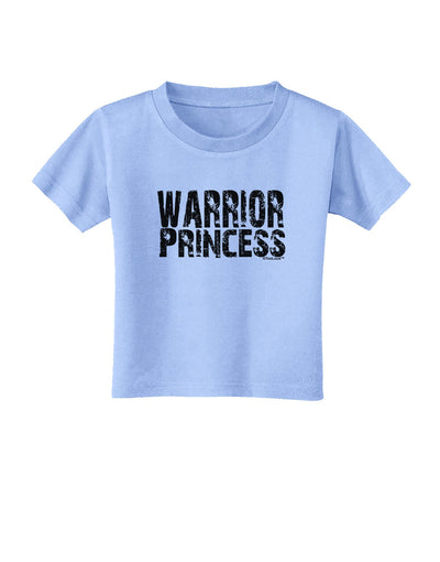 Warrior Princess Black and White Toddler T-Shirt-Toddler T-Shirt-TooLoud-Aquatic-Blue-2T-Davson Sales