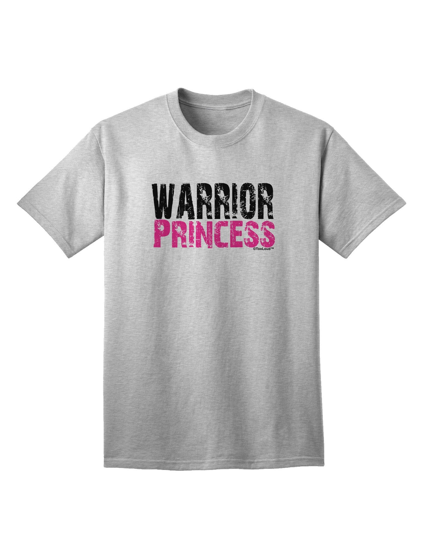 Warrior Princess Pink Adult T-Shirt-Mens T-Shirt-TooLoud-AshGray-Small-Davson Sales