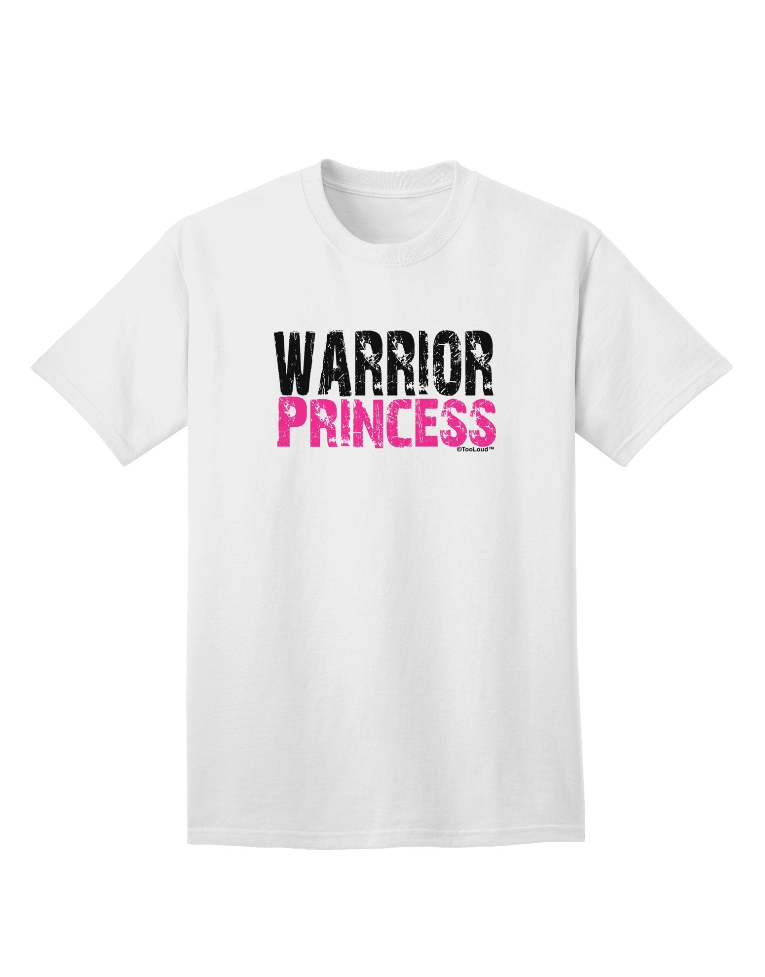 Warrior Princess Pink Adult T-Shirt-Mens T-Shirt-TooLoud-White-Small-Davson Sales