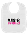 Warrior Princess Pink Baby Bib