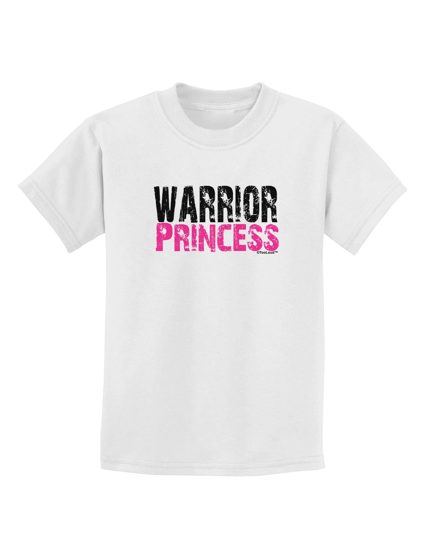Warrior Princess Pink Childrens T-Shirt-Childrens T-Shirt-TooLoud-White-X-Small-Davson Sales