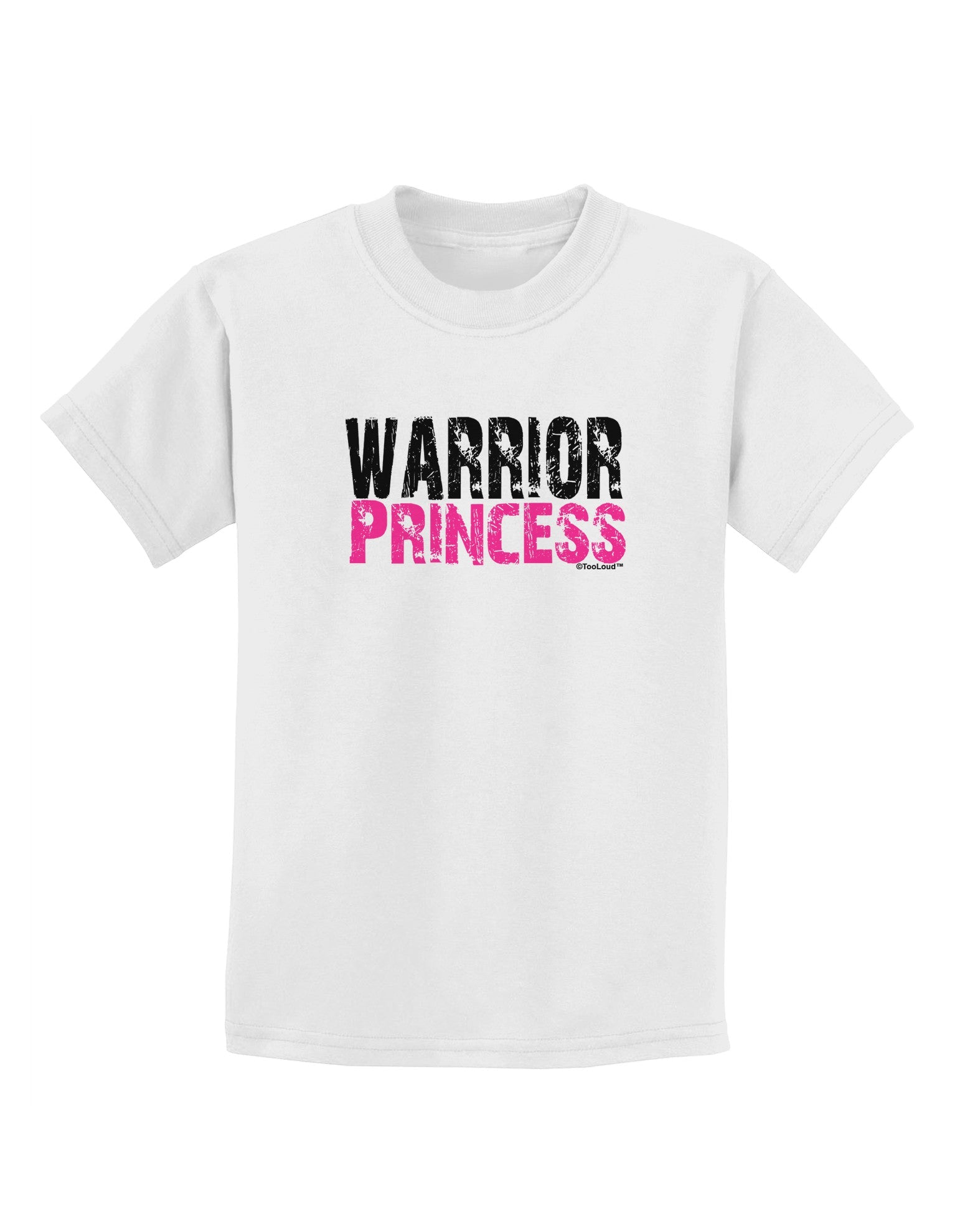 Warrior Princess Pink Childrens T-Shirt-Childrens T-Shirt-TooLoud-White-X-Small-Davson Sales