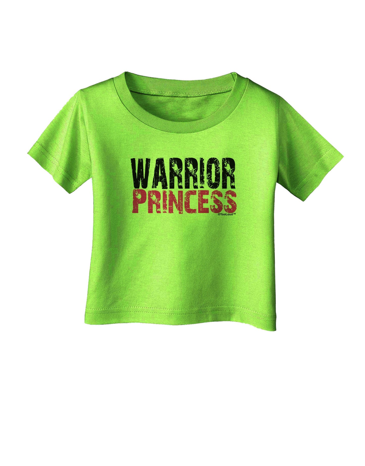 Warrior Princess Pink Infant T-Shirt-Infant T-Shirt-TooLoud-Lime-Green-06-Months-Davson Sales