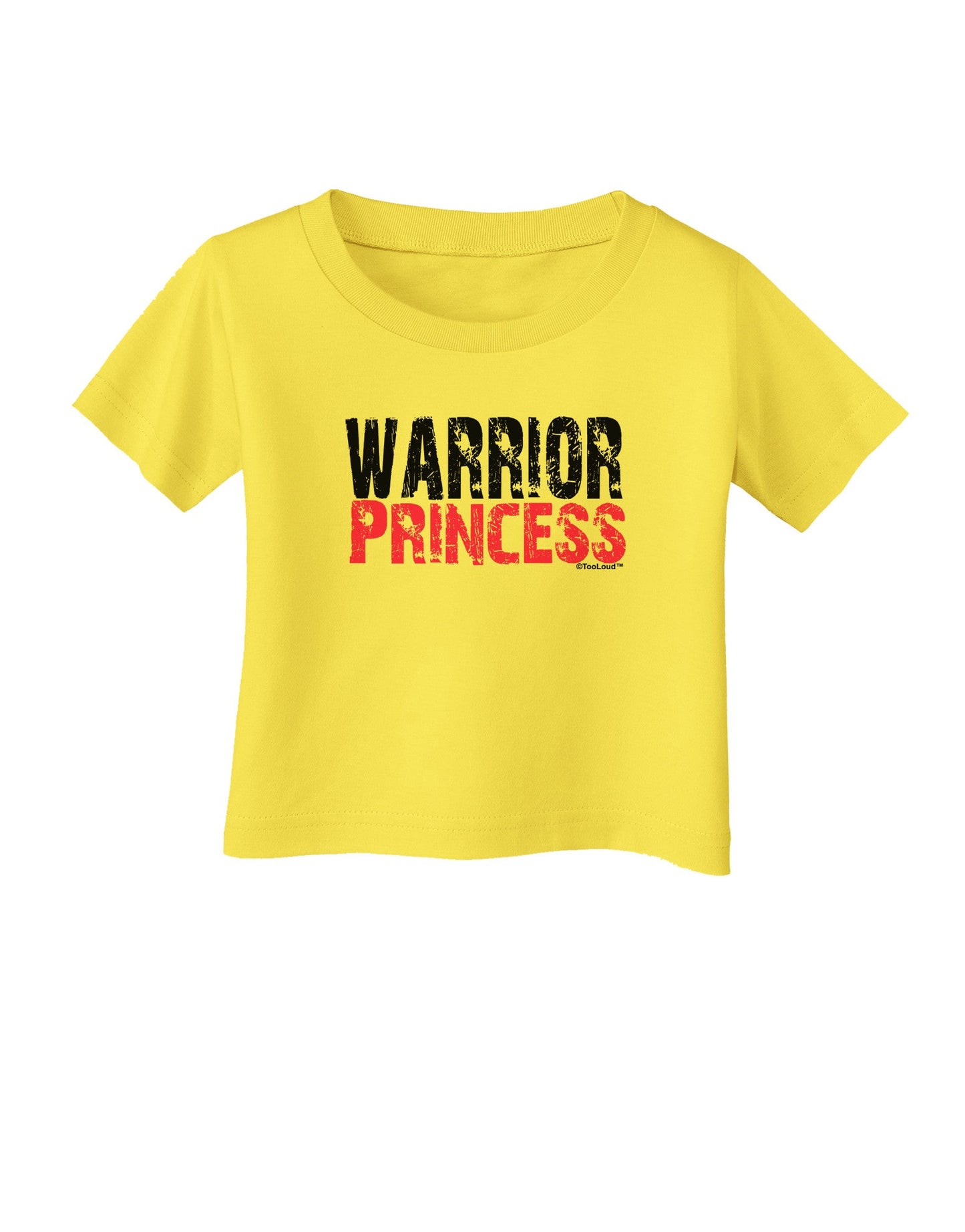 Warrior Princess Pink Infant T-Shirt-Infant T-Shirt-TooLoud-Yellow-06-Months-Davson Sales