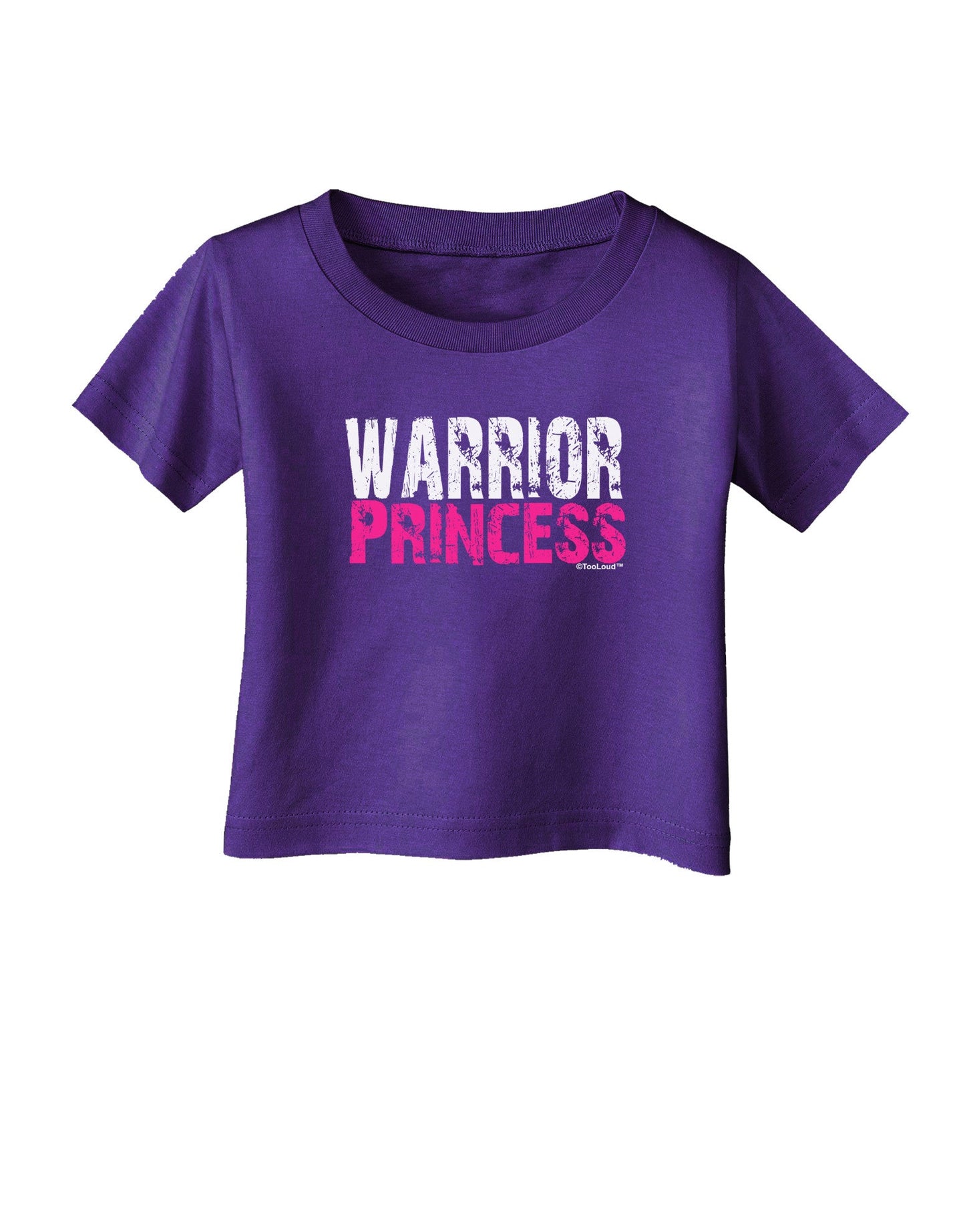 Warrior Princess Pink Infant T-Shirt Dark-Infant T-Shirt-TooLoud-Purple-06-Months-Davson Sales