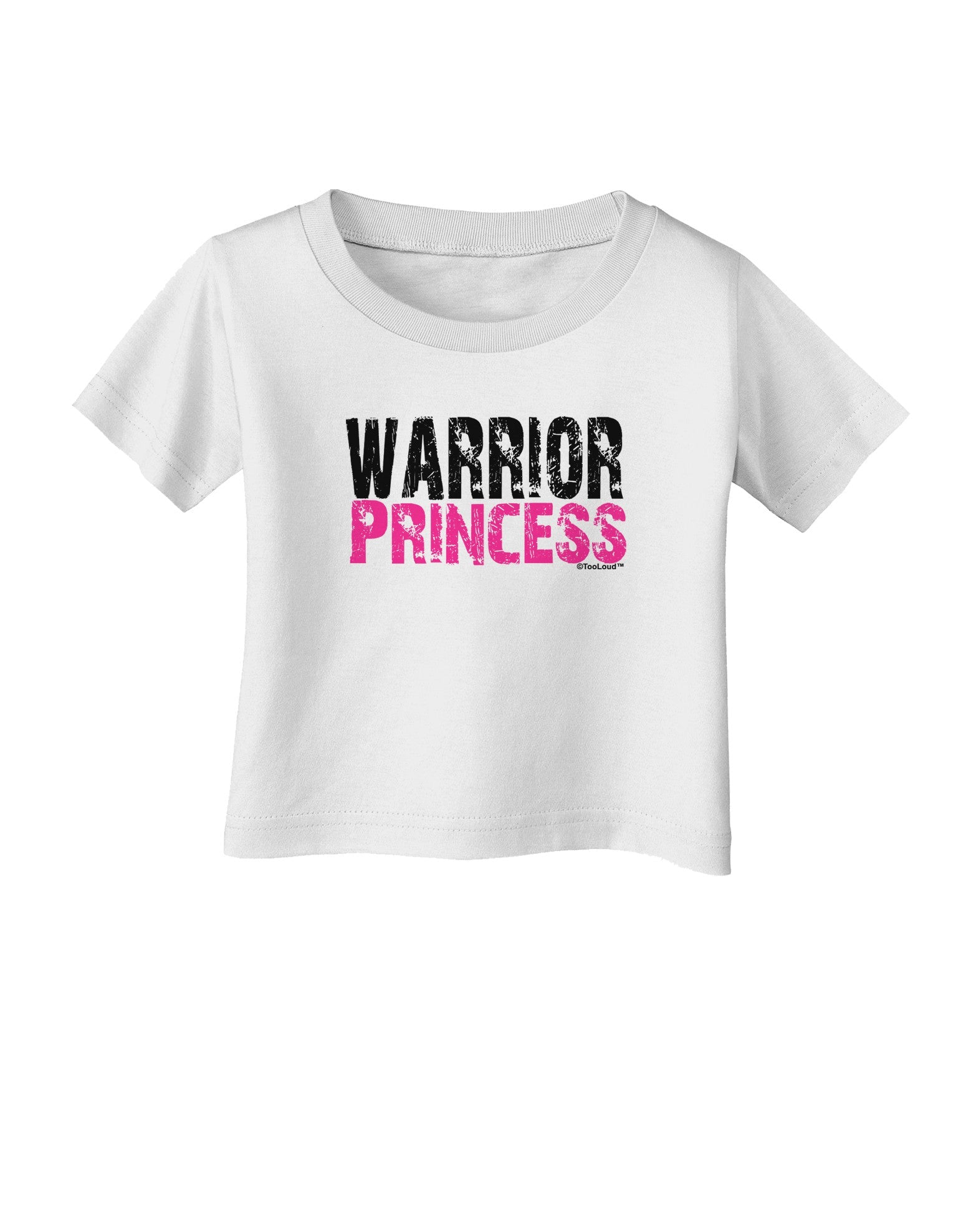 Warrior Princess Pink Infant T-Shirt-Infant T-Shirt-TooLoud-White-06-Months-Davson Sales