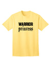 Warrior Princess Script Adult T-Shirt-Mens T-Shirt-TooLoud-Yellow-Small-Davson Sales