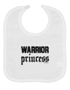 Warrior Princess Script Baby Bib