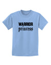 Warrior Princess Script Childrens T-Shirt-Childrens T-Shirt-TooLoud-Light-Blue-X-Small-Davson Sales