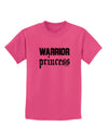 Warrior Princess Script Childrens T-Shirt-Childrens T-Shirt-TooLoud-Sangria-X-Small-Davson Sales