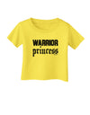 Warrior Princess Script Infant T-Shirt-Infant T-Shirt-TooLoud-Yellow-06-Months-Davson Sales