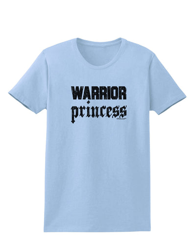 Warrior Princess Script Womens T-Shirt-Womens T-Shirt-TooLoud-Light-Blue-X-Small-Davson Sales