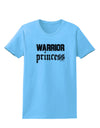 Warrior Princess Script Womens T-Shirt-Womens T-Shirt-TooLoud-Aquatic-Blue-X-Small-Davson Sales