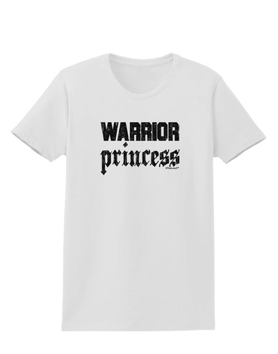 Warrior Princess Script Womens T-Shirt-Womens T-Shirt-TooLoud-White-X-Small-Davson Sales
