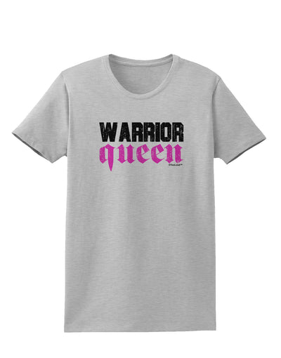 Warrior Queen Pink Script Womens T-Shirt-Womens T-Shirt-TooLoud-AshGray-X-Small-Davson Sales