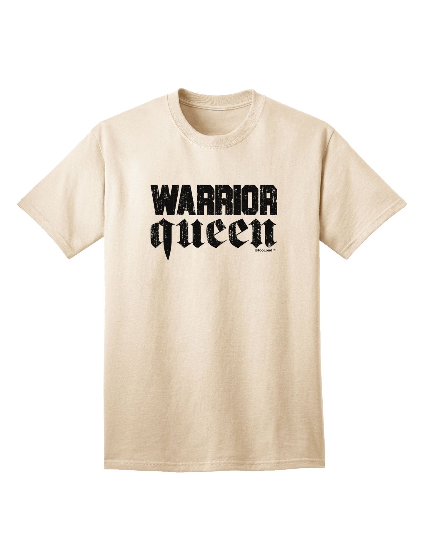 Warrior Queen Script Adult T-Shirt-Mens T-Shirt-TooLoud-Natural-Small-Davson Sales