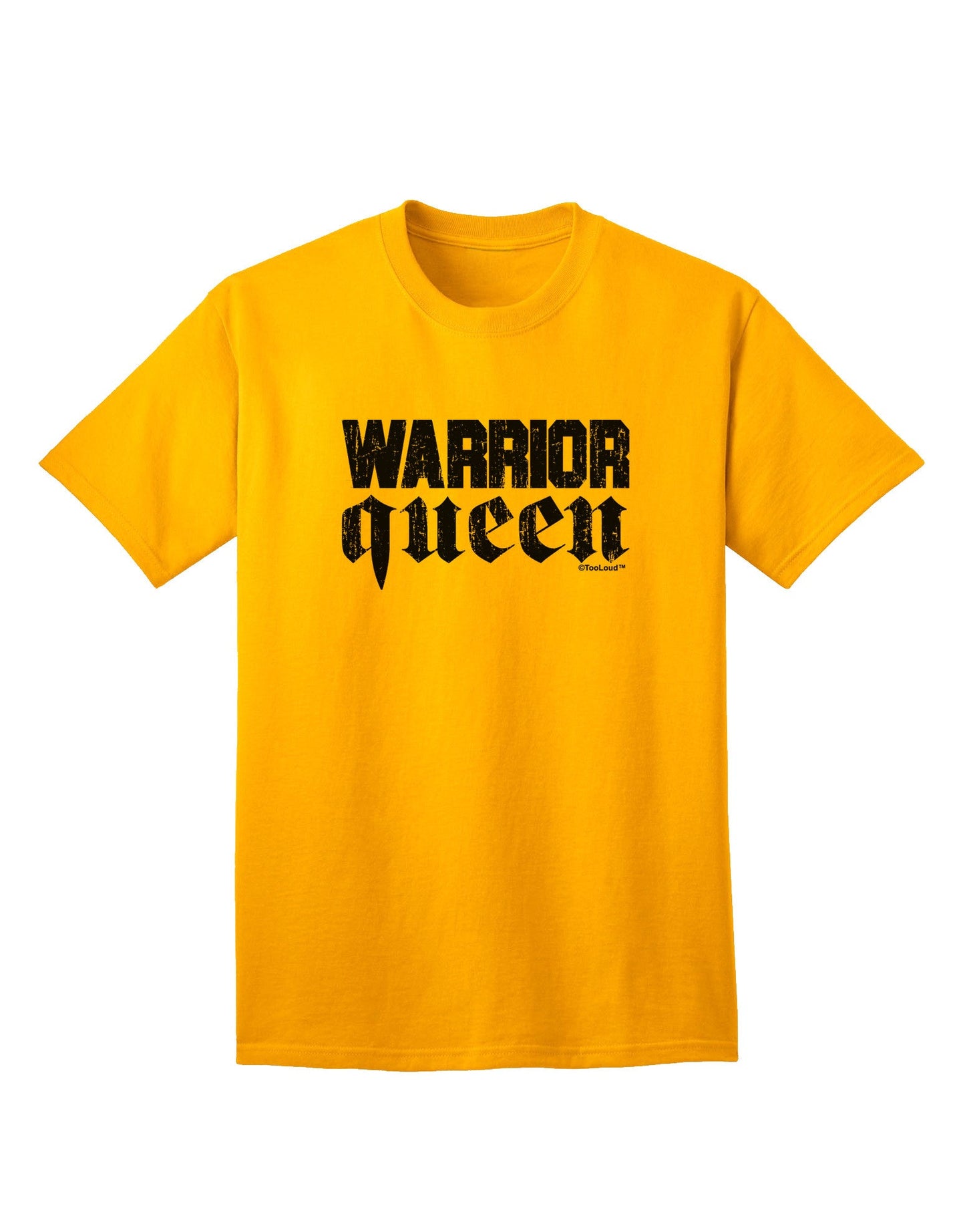 Warrior Queen Script Adult T-Shirt-Mens T-Shirt-TooLoud-Gold-Small-Davson Sales