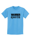 Warrior Queen Script Childrens T-Shirt-Childrens T-Shirt-TooLoud-Aquatic-Blue-X-Small-Davson Sales