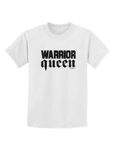 Warrior Queen Script Childrens T-Shirt-Childrens T-Shirt-TooLoud-White-X-Small-Davson Sales