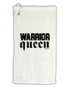 Warrior Queen Script Micro Terry Gromet Golf Towel 11&#x22;x19-Golf Towel-TooLoud-White-Davson Sales