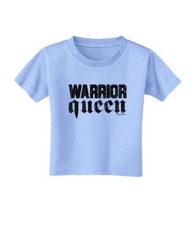 Warrior Queen Script Toddler T-Shirt-Toddler T-Shirt-TooLoud-Aquatic-Blue-2T-Davson Sales