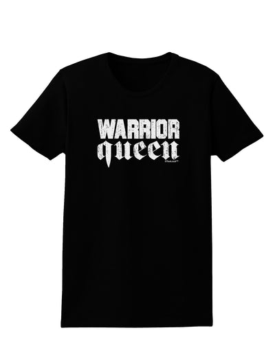 Warrior Queen Script Womens Dark T-Shirt-TooLoud-Black-X-Small-Davson Sales