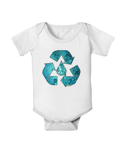 Water Conservation Baby Romper Bodysuit by TooLoud-Baby Romper-TooLoud-White-06-Months-Davson Sales