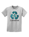 Water Conservation Text Childrens T-Shirt by TooLoud-Childrens T-Shirt-TooLoud-AshGray-X-Small-Davson Sales