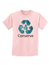 Water Conservation Text Childrens T-Shirt by TooLoud-Childrens T-Shirt-TooLoud-PalePink-X-Small-Davson Sales