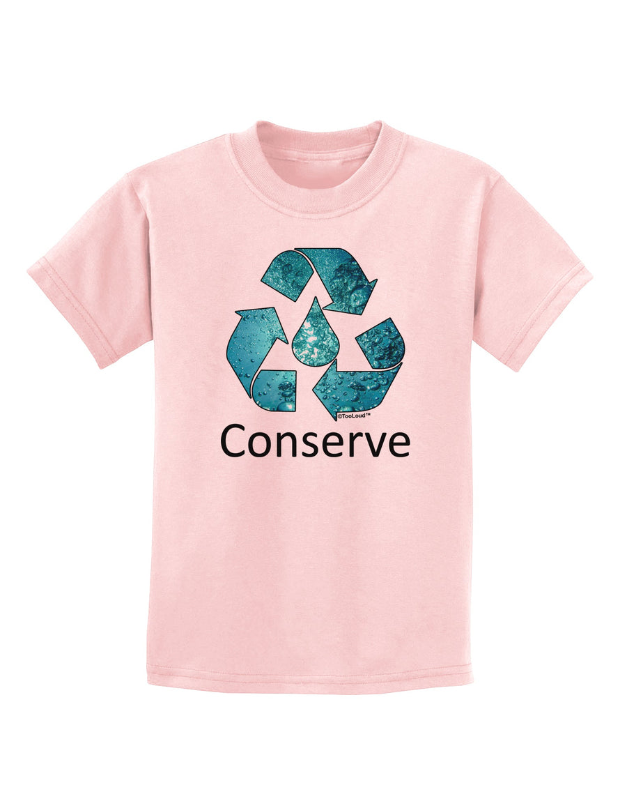 Water Conservation Text Childrens T-Shirt by TooLoud-Childrens T-Shirt-TooLoud-White-X-Small-Davson Sales