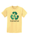 Water Conservation Text Childrens T-Shirt by TooLoud-Childrens T-Shirt-TooLoud-Daffodil-Yellow-X-Small-Davson Sales